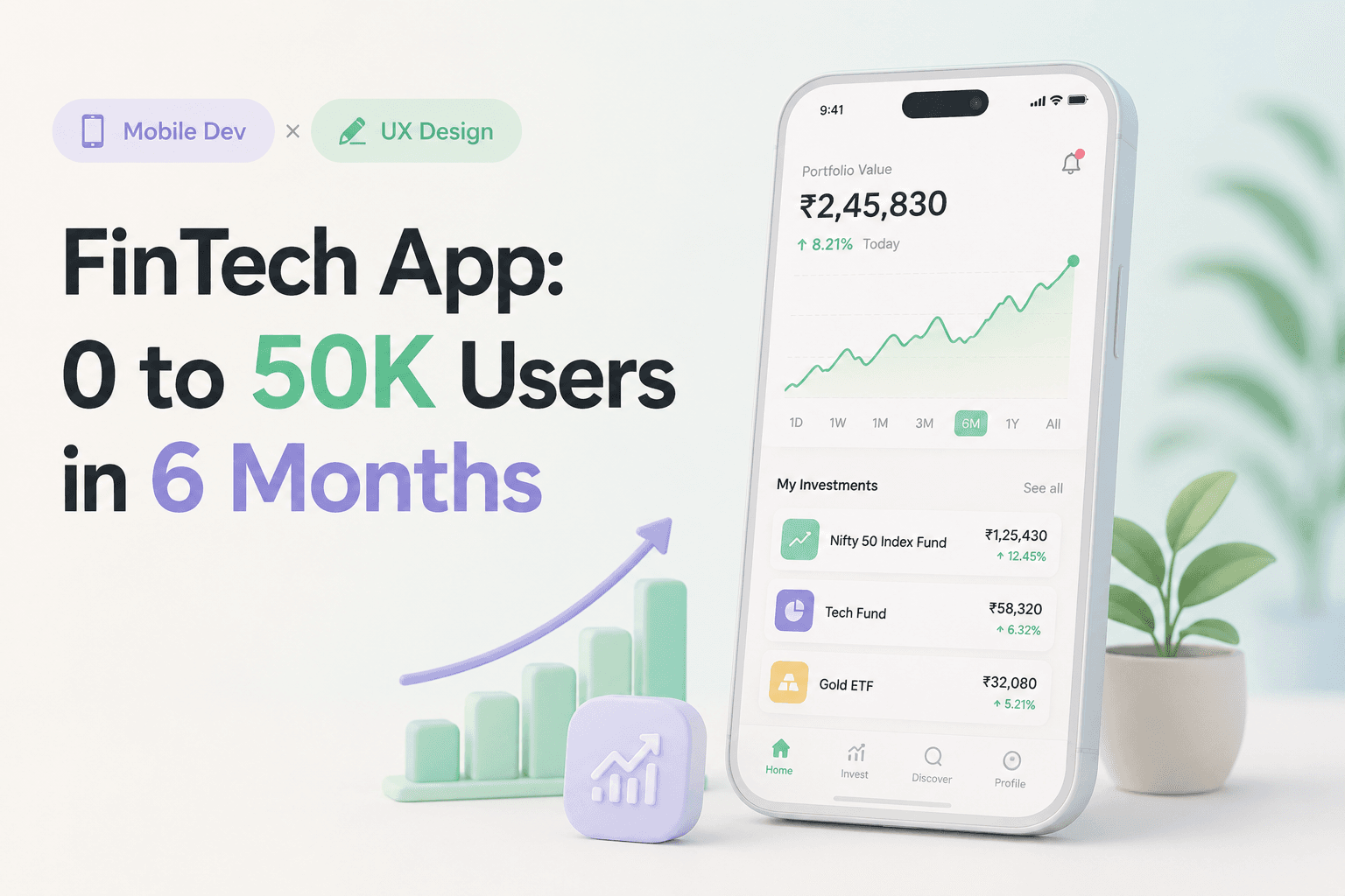 FinTech App: 0 to 50K Users in 6 Months